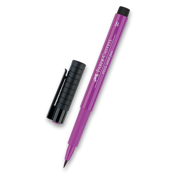 Popisovač Faber-Castell Pitt Artist Pen Brush 134, crimson