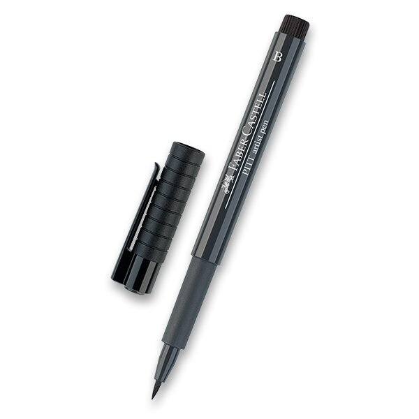 Popisovač Faber-Castell Pitt Artist Pen Brush - černé a šedé 235, cold grey VI