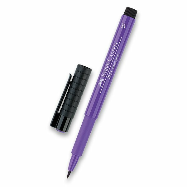 Popisovač Faber-Castell Pitt Artist Pen Brush 136, purple violet