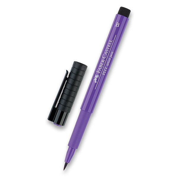 Popisovač Faber-Castell Pitt Artist Pen Brush 136, purple violet