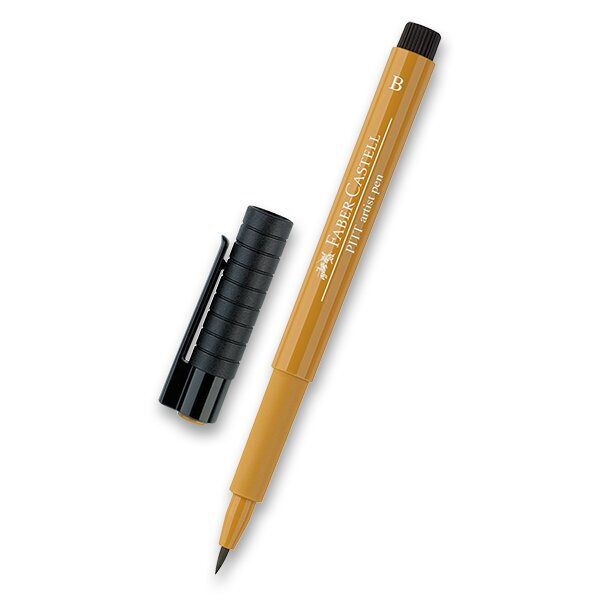 Popisovač Faber-Castell Pitt Artist Pen Brush 268, green gold