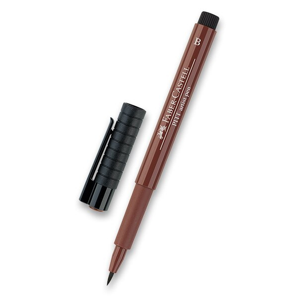Popisovač Faber-Castell Pitt Artist Pen Brush 169, caput mortuum