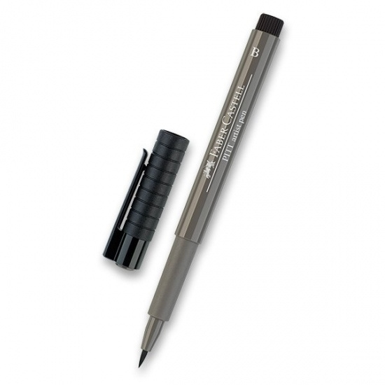 Popisovač Faber Castell Pitt Artist 1 5 mm teplá šedá IV Faber-Castell