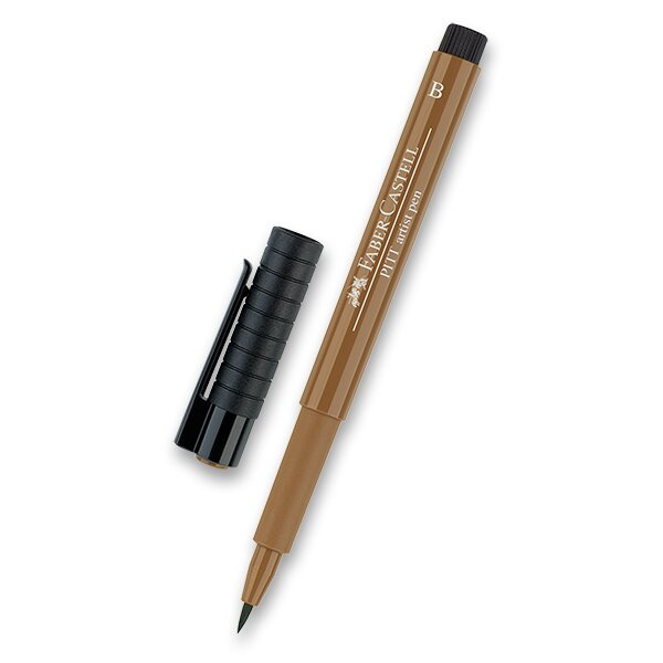 Popisovač Faber-Castell Pitt Artist Pen Brush 180, raw umber
