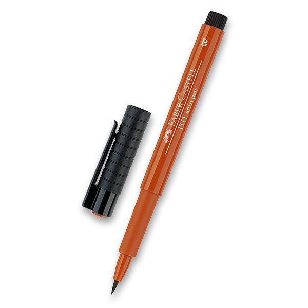 Popisovač Faber-Castell Pitt Artist Pen Brush 188, sanguine