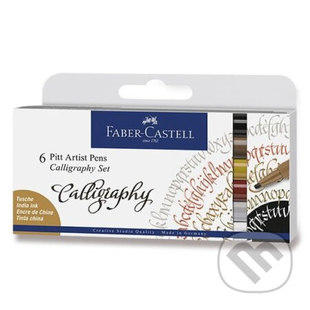 Popisovač Faber Castell Pitt Artist Pen Caligraphy 6 ks Faber-Castell