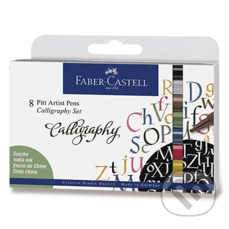 Popisovač Faber Castell Pitt Artist Pen Caligraphy 8 ks Faber-Castell