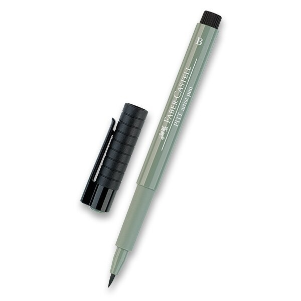 Popisovač Faber-Castell Pitt Artist Pen Brush 172, earth green