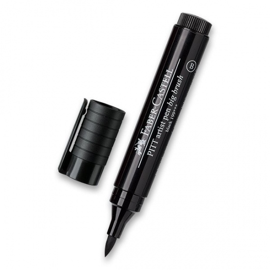 Popisovač Faber Castell Pitt Artist Pen Big Brush černá Faber-Castell