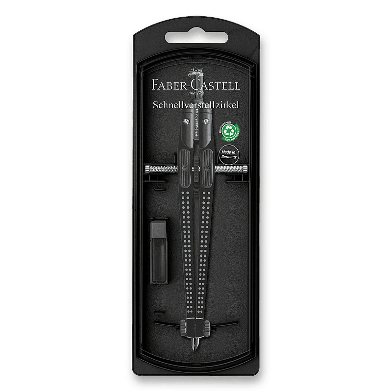 Kružítko Faber-Castell Grip Quick-Set 2001 černé