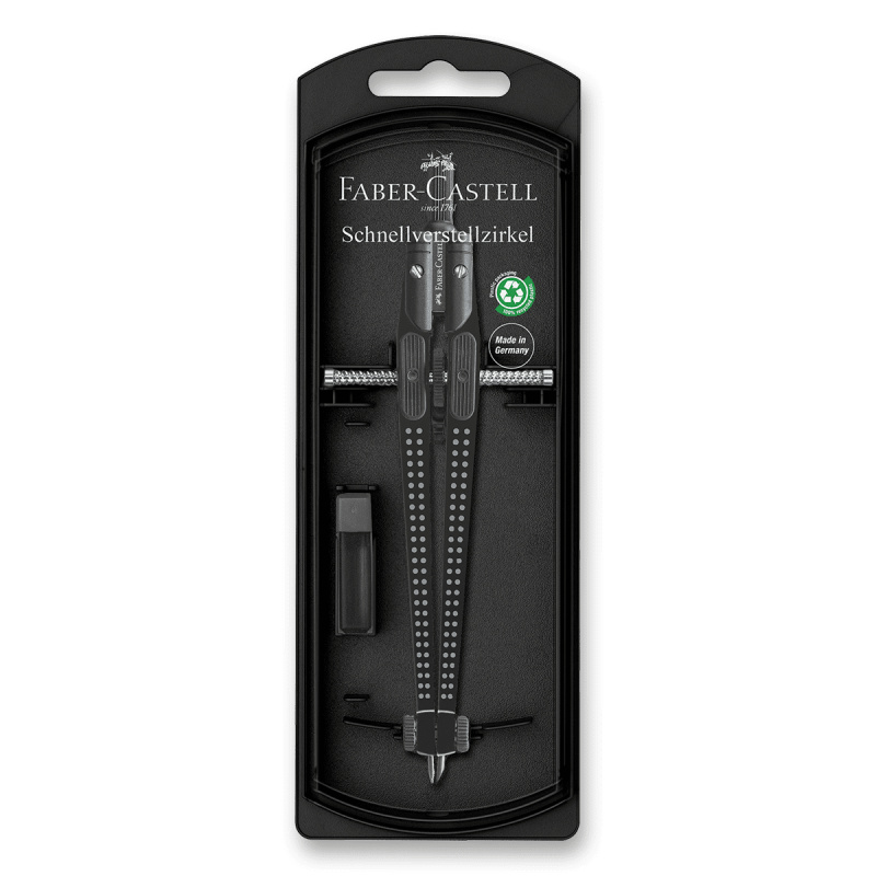 Kružítko Faber-Castell Grip Quick-Set 2001 černé