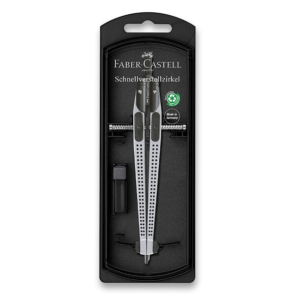 Kružítko Faber Castell Quick Set Grip 2001 stříbrná Faber-Castell