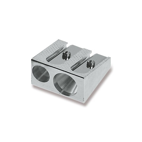 Dvojité ořezávátko Faber Castell kovové pap.krabička Faber-Castell