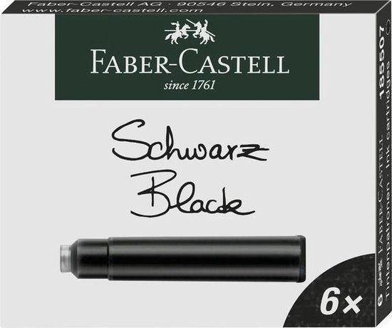 Inkoustové bombičky Faber Castell krátké 6ks černé Faber-Castell