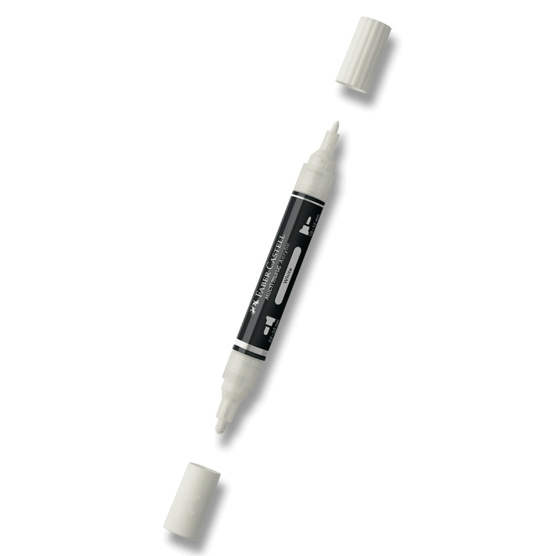 Akrylový popisovač Faber-Castell Multimark - 101, white Faber-Castell