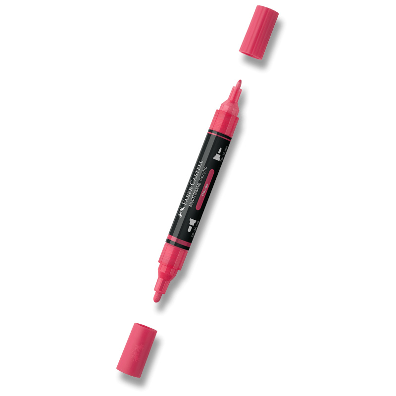 Akrylový popisovač Faber-Castell Multimark - 124, rouge Faber-Castell