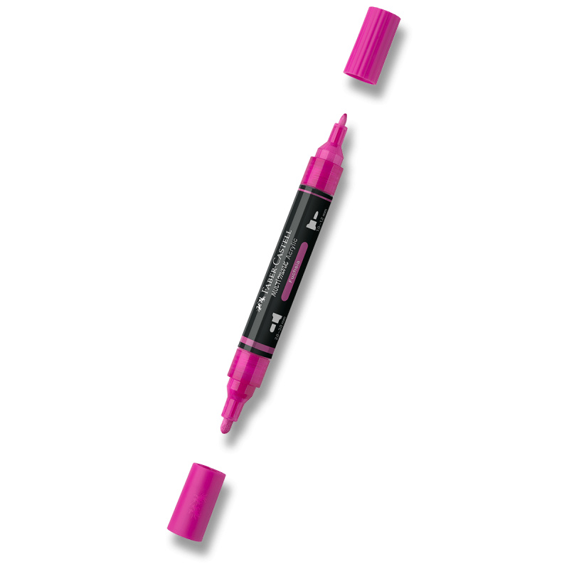 Akrylový popisovač Faber-Castell Multimark - 125, fuchsia Faber-Castell