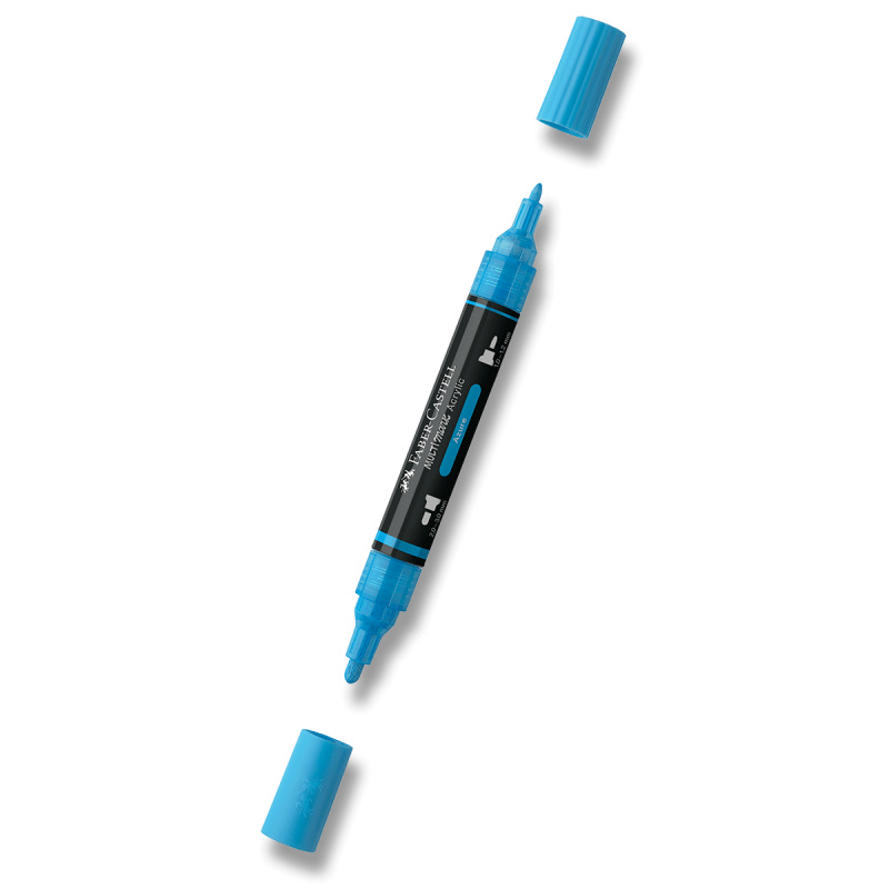 Akrylový popisovač Faber-Castell Multimark - 448, azure Faber-Castell