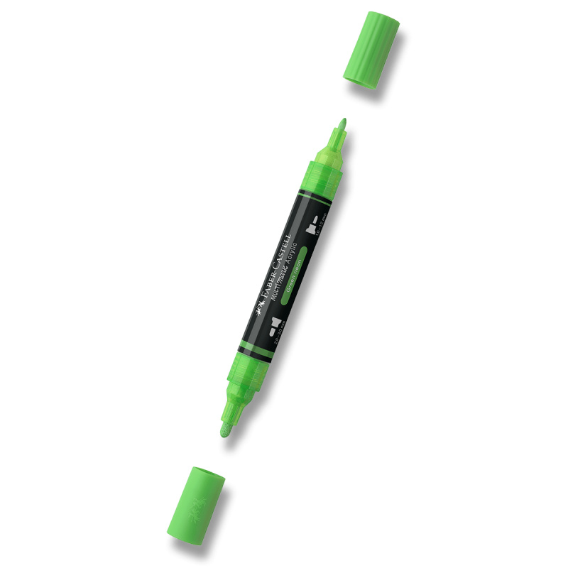 Akrylový popisovač Faber-Castell Multimark Neon - 257, green neon Faber-Castell