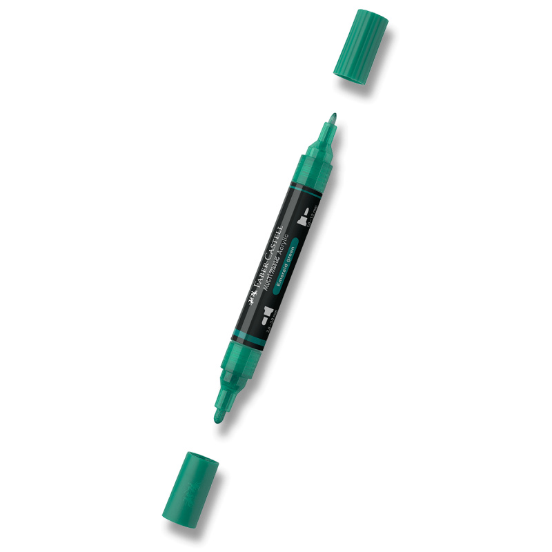 Akrylový popisovač Faber-Castell Multimark - 358, emerald green Faber-Castell