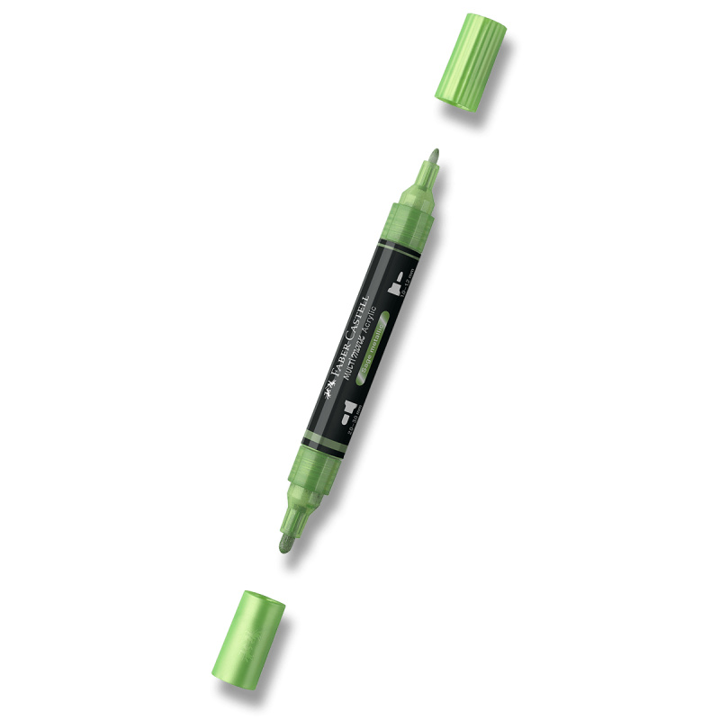 Akrylový popisovač Faber-Castell Multimark Metallic - 298, sage metallic Faber-Castell