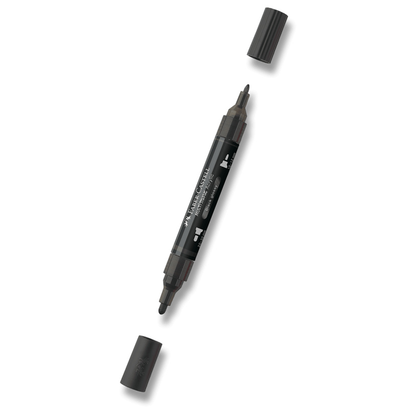 Akrylový popisovač Faber-Castell Multimark - 299, black glossy Faber-Castell