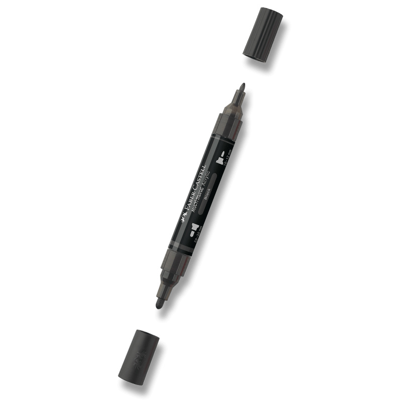 Akrylový popisovač Faber-Castell Multimark - 199, black Faber-Castell