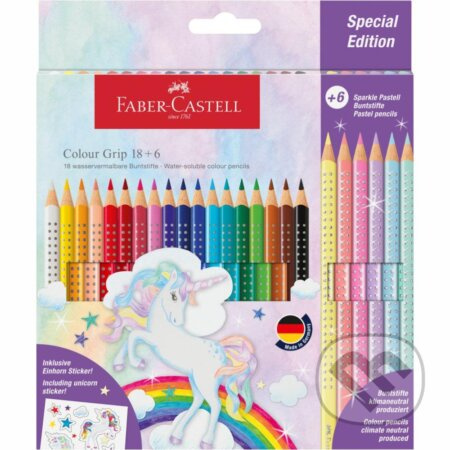 Pastelky Faber-Castell Colour Grip Unicorn souprava, 24 ks Faber-Castell