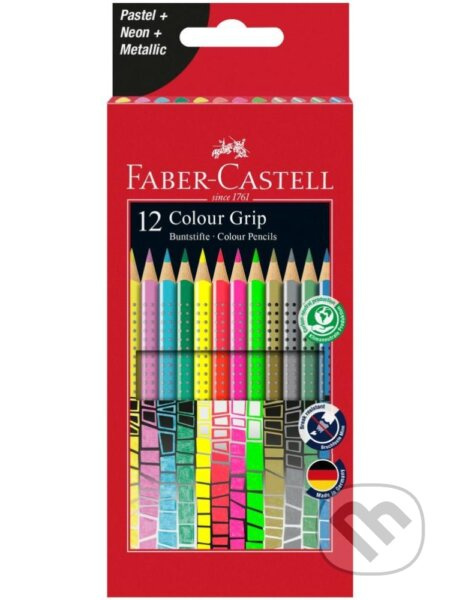 Pastelky Faber Castell Grip Spec. edice pap.krabička 12ks Faber-Castell