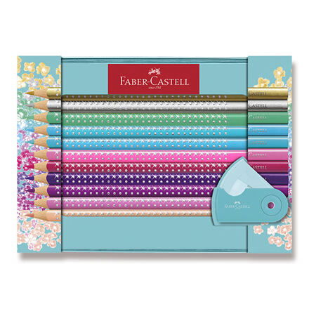 Sada pastelek Faber Castell SPARKLE box 20 ks ořezáv. Faber-Castell