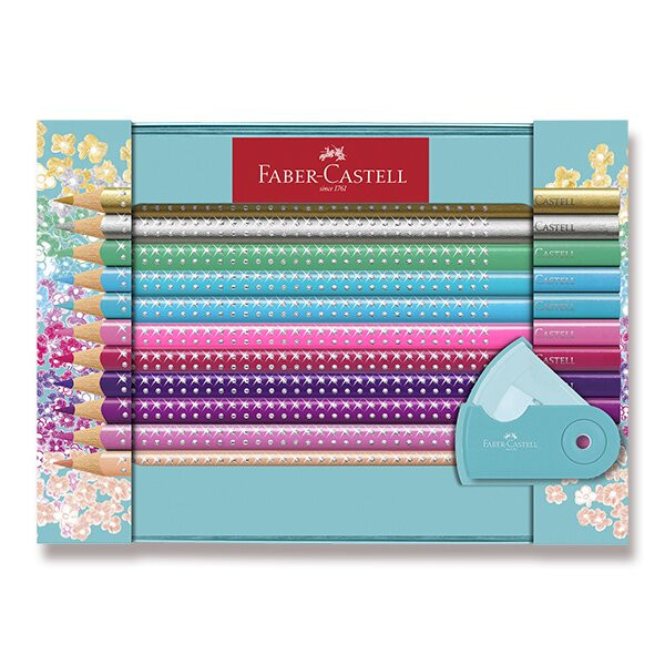 Sada pastelek Faber Castell SPARKLE box 20 ks ořezáv. Faber-Castell