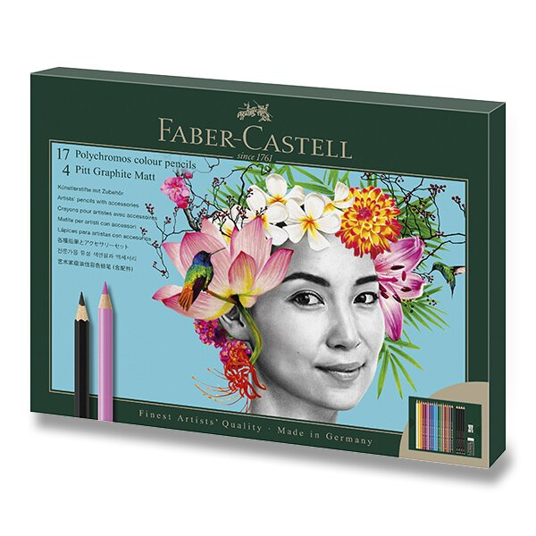 Sada Faber-Castell Polychromos a Pitt Graphite Matt 23 ks Faber-Castell