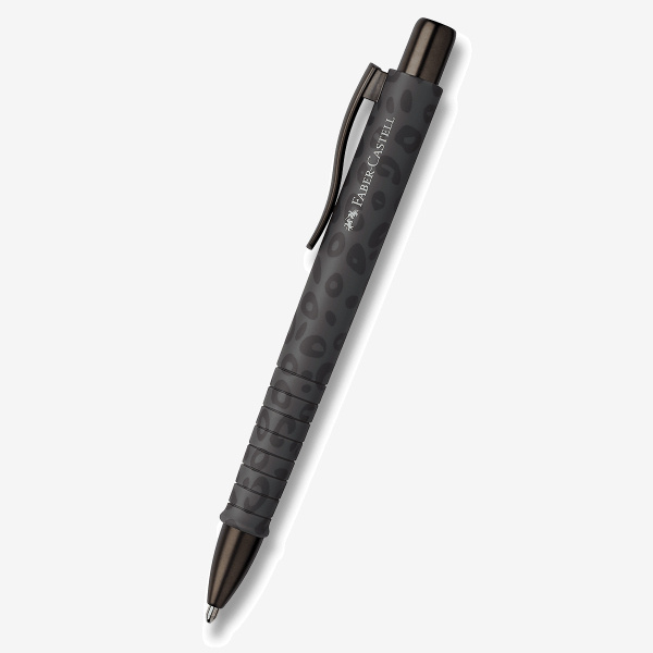 Kuličkové pero Faber-Castell Poly Ball XB Leopard Editon - černá Faber-Castell