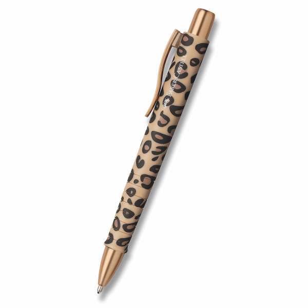 Kuličkové pero Faber-Castell Poly Ball XB Leopard Editon - hnědá Faber-Castell