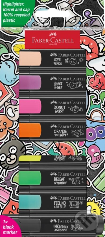 Zvýrazňovače Faber-Castell Textliner 46 Graffiti 8 ks Faber-Castell