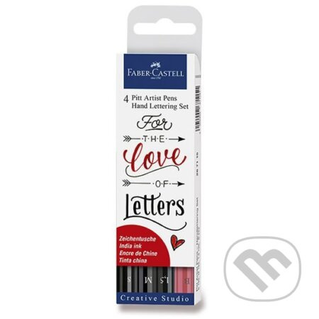 Popisovač Faber Castell Pitt Artist Pen Handlettering 4ks Faber-Castell