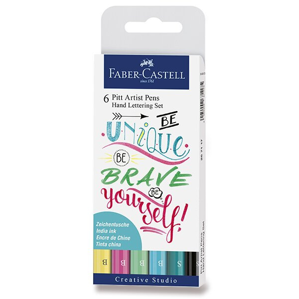 Popisovač Faber Castell Pitt Artist Pen Handlettering I 6ks Faber-Castell