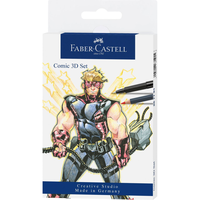 Popisovač Faber Castell Comic 3D set 11 ks Faber-Castell