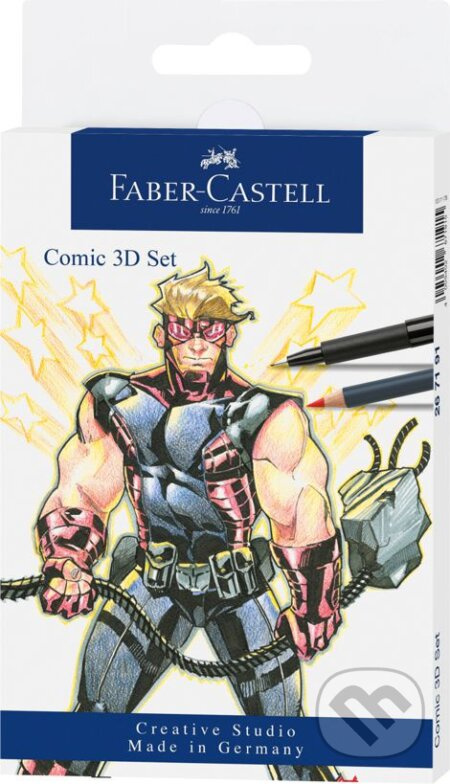 Popisovač Faber Castell Comic 3D set 11 ks Faber-Castell