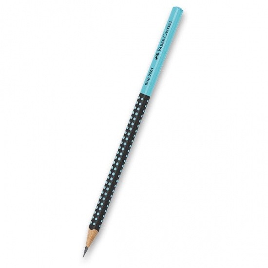 Grafitová tužka Faber-Castell Grip 2001 Two Tone tvrdost HB, výběr barev černá/tyrkysová Faber-Castell