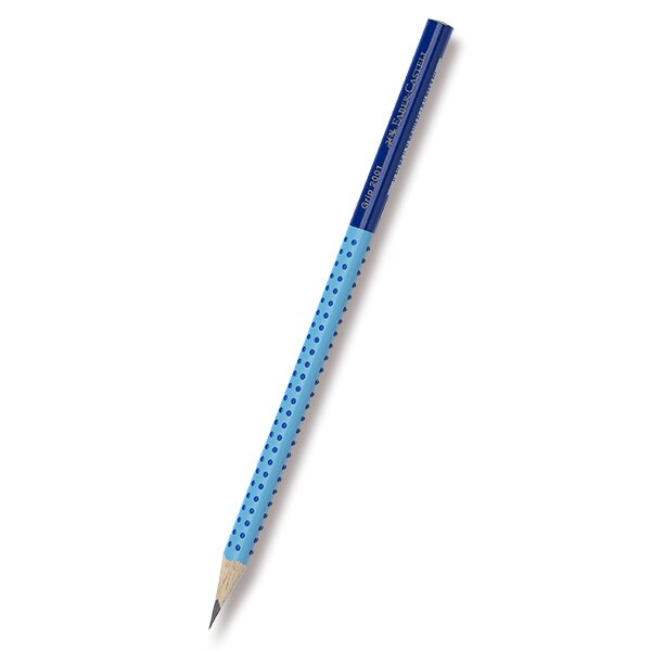 Grafitová tužka Faber-Castell Grip 2001 Two Tone - modrá
