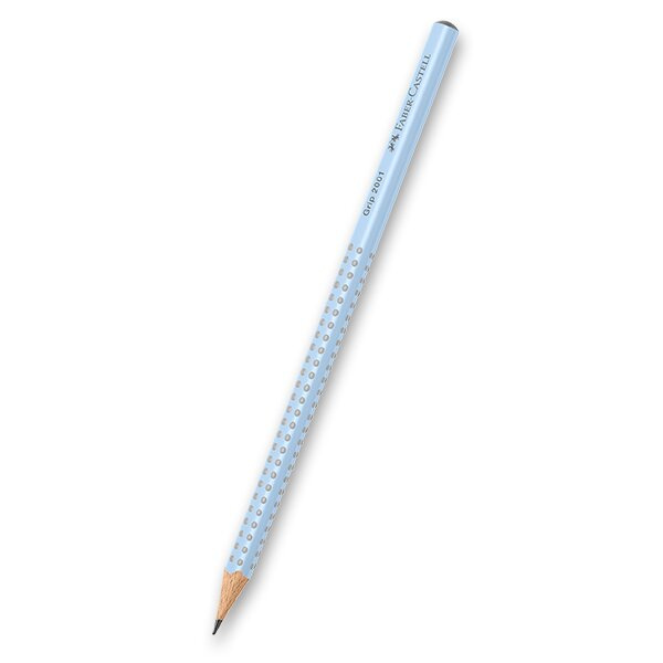 Grafitová tužka Faber-Castell Grip 2001 tvrdost B (číslo 1), výběr barev sv. modrá Faber-Castell