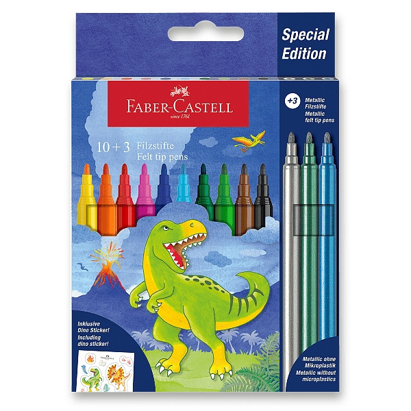 Fixy Faber-Castell Dinosaurus 13 barev Faber-Castell