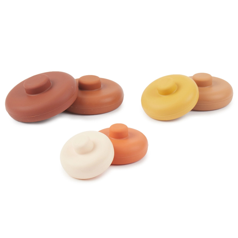 Bieco - Silikonová stohovací věž - Chocolate Bliss