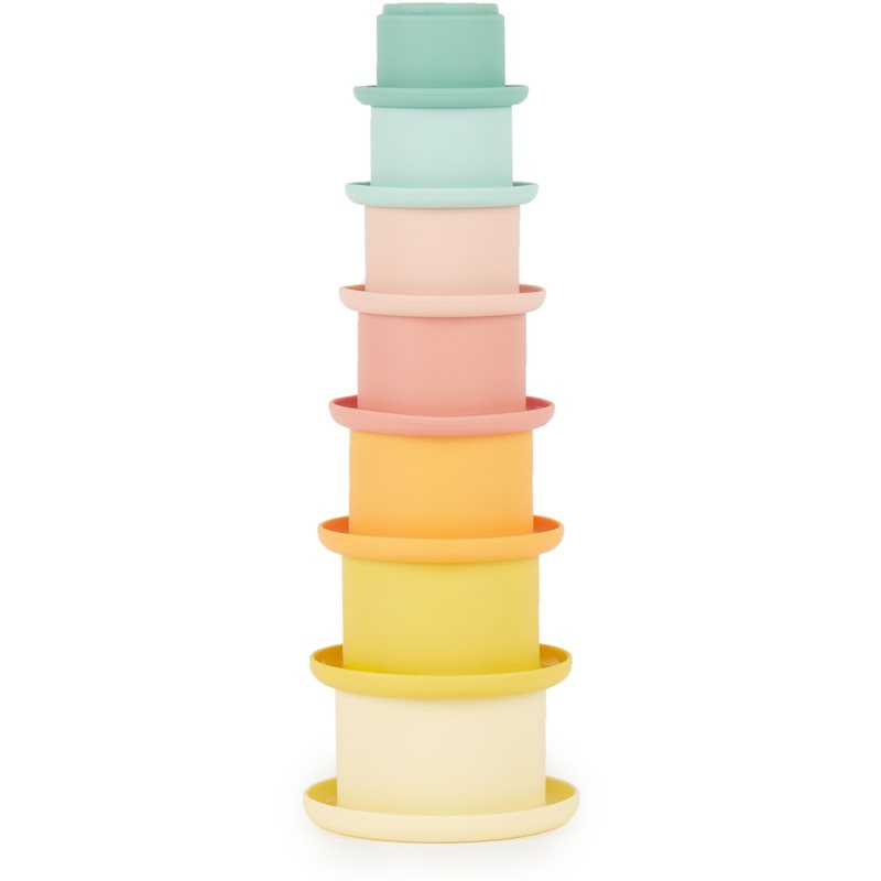 Silikonové stohovací kelímky Tropical Vibes