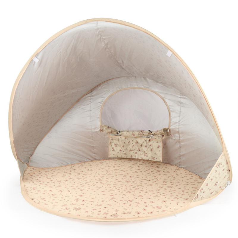 Dětský skládací plážový stan s UV ochranou Vintage Flowers