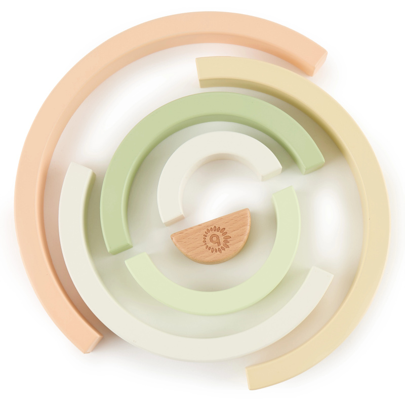 Bieco - Skládací dřevěná duha - králíček Fine