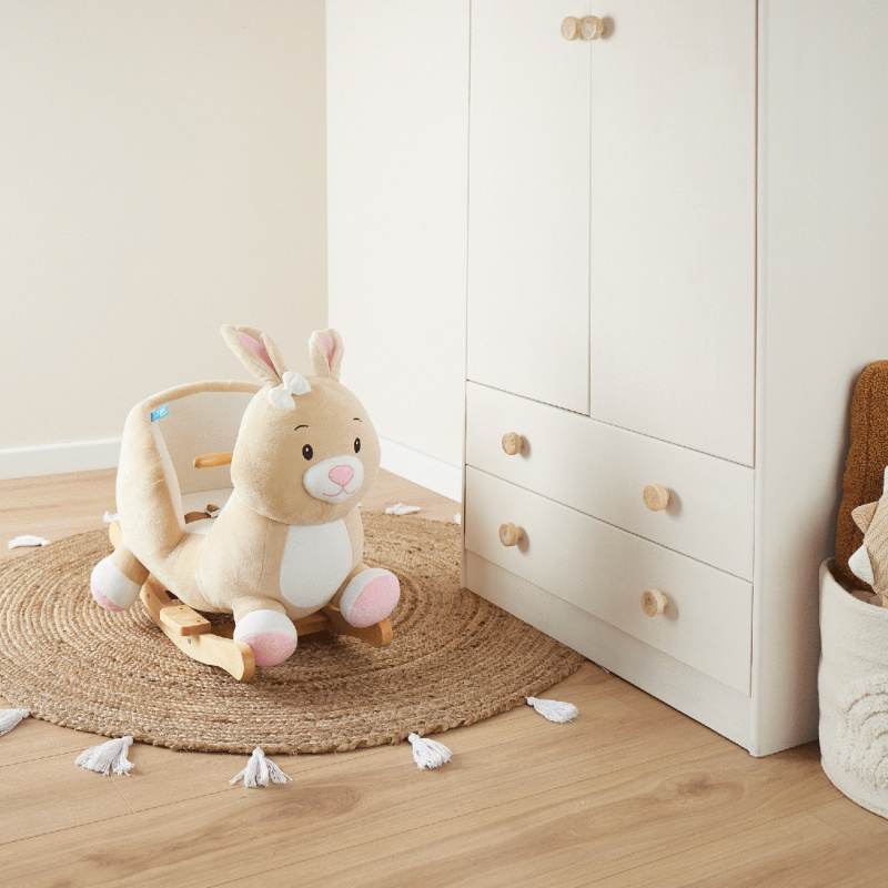 Houpací králík Hopsi Bieco pro děti od 9 měsíců