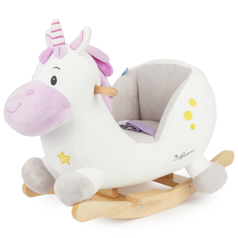 Houpací jednorožec s bezpečnostním sedátkem Bieco