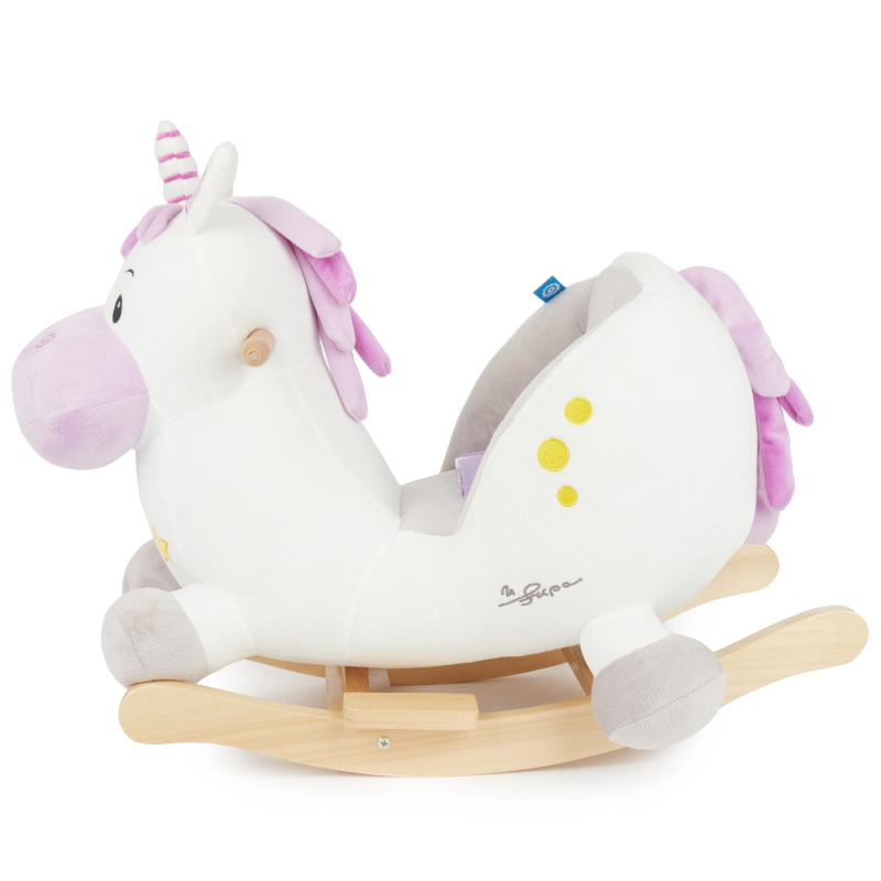 Houpací jednorožec s bezpečnostním sedátkem Bieco